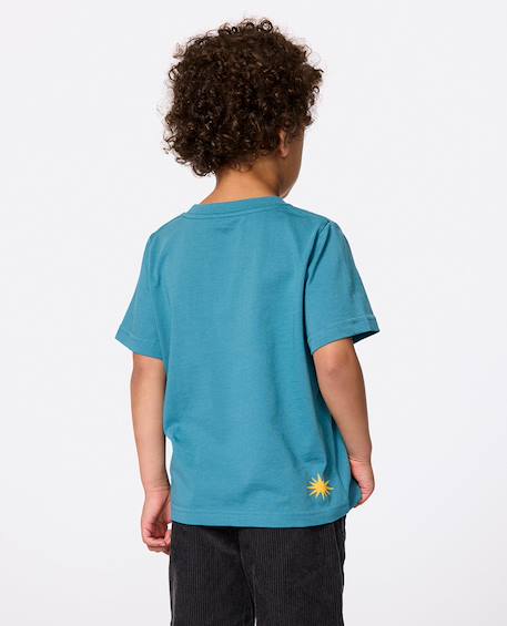 T-shirt let's see the waves enfant Storm blue 2 - vertbaudet enfant 