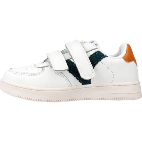 Baskets garçon Blanc verde 2 - vertbaudet enfant 