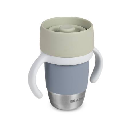 Tasse d'apprentissage inox click & drink Galet 3 - vertbaudet enfant 