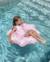 Gonflable pour enfants donut pvc double valve Rose 3 - vertbaudet enfant 