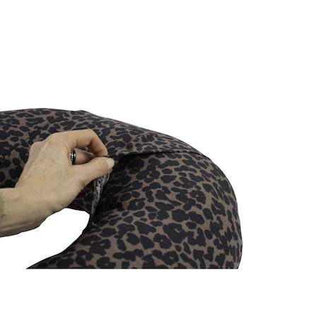 Coussin d'allaitement little warmy Argile beige+Léopard 11 - vertbaudet enfant 