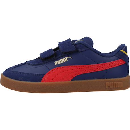 Baskets enfant garçon en cuir Bleu blured 2 - vertbaudet enfant 