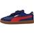 Baskets enfant garçon en cuir Bleu blured 2 - vertbaudet enfant 