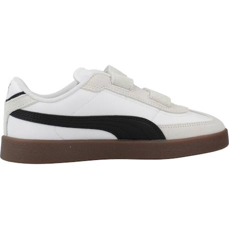 Baskets enfant garçon en cuir Blanc white 1 - vertbaudet enfant 