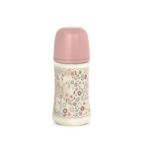 Biberon en polyamide avec tétine sx pro 270 ml débit m Beige neutre+Bleu liberty+Liberty rose+Rose 13 - vertbaudet enfant 