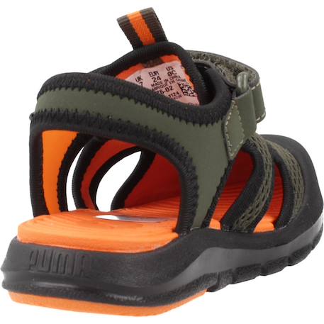 Sandales bébé garçon en textile Vert green 3 - vertbaudet enfant 