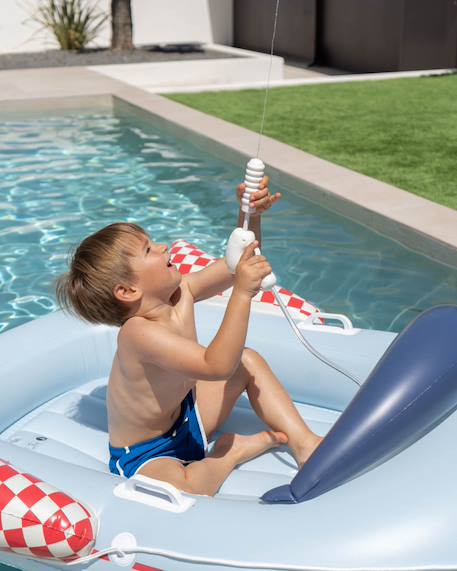 Bouée enfant bateau avec pistolet eau intégré Multicolore 2 - vertbaudet enfant 