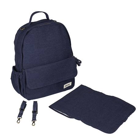 Sac à dos enfant tokyo 21L Denim+Léopard clair 4 - vertbaudet enfant 