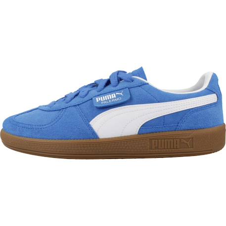 Baskets enfant garçon en cuir Bleu blue 2 - vertbaudet enfant 