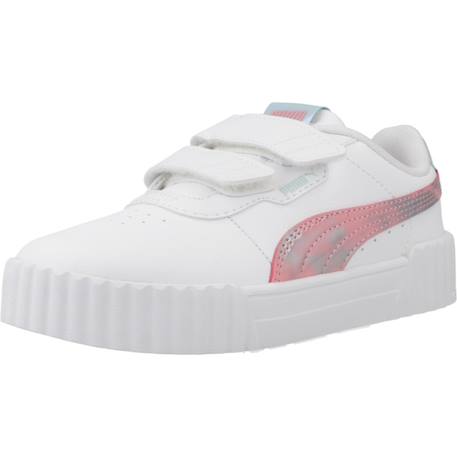 Basket fille modèle carina 3.0 space belle v Blanc white 4 - vertbaudet enfant 