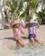 Chapeau enfant en coton protection soleil Rose+Violet 4 - vertbaudet enfant 