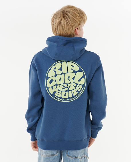 Sweat à capuche wetsuit icon enfant Aloe+Bone+Grass green+Grey marle+Light navy+Navy/white 25 - vertbaudet enfant 