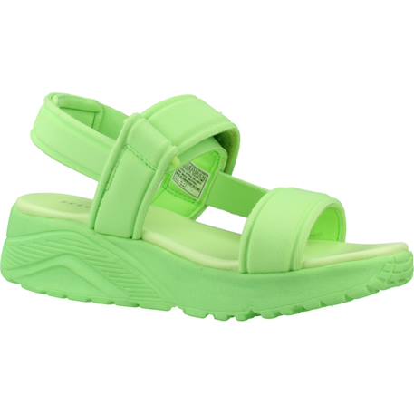 Sandales enfant fille en textile Rose htpk+Vert lime 11 - vertbaudet enfant 