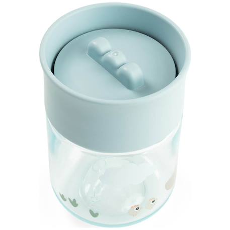 Tasse d'apprentissage 360° tiny farm Bleu 2 - vertbaudet enfant 