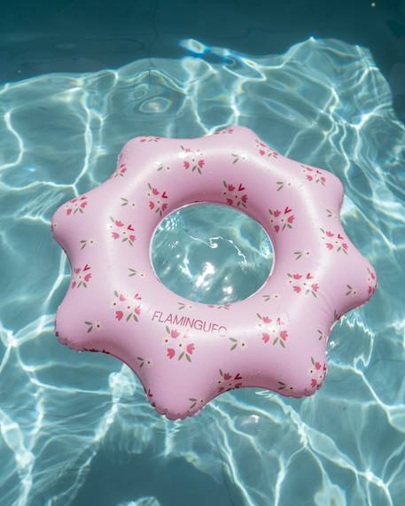Gonflable pour enfants donut pvc double valve Rose 5 - vertbaudet enfant 