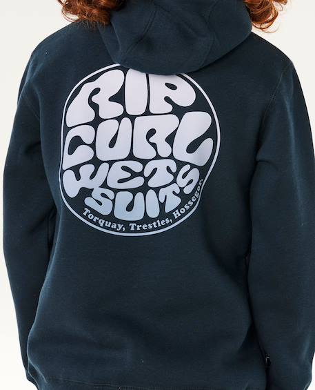 Sweat à capuche wetsuit icon enfant Aloe+Bone+Grass green+Grey marle+Light navy+Navy/white 30 - vertbaudet enfant 