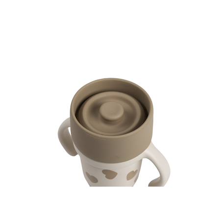 Set 2 tasses d'apprentissage 360° en inox click & drink Grand amour 6 - vertbaudet enfant 