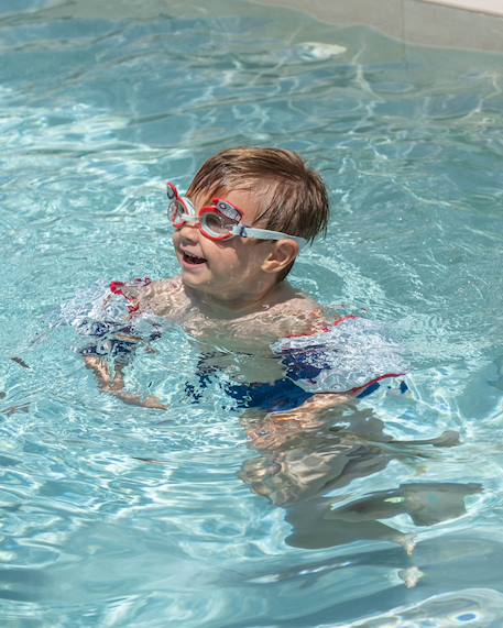 Lunettes de natation enfant anti buee uv Bleu+Multicolore+Rose 9 - vertbaudet enfant 