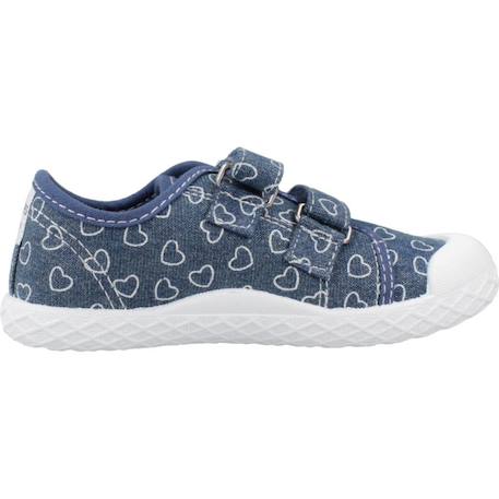 Basket fille modèle cambridge 3 Bleu 880+Rose 100 1 - vertbaudet enfant 