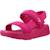 Sandales enfant fille en textile Rose htpk+Vert lime 4 - vertbaudet enfant 