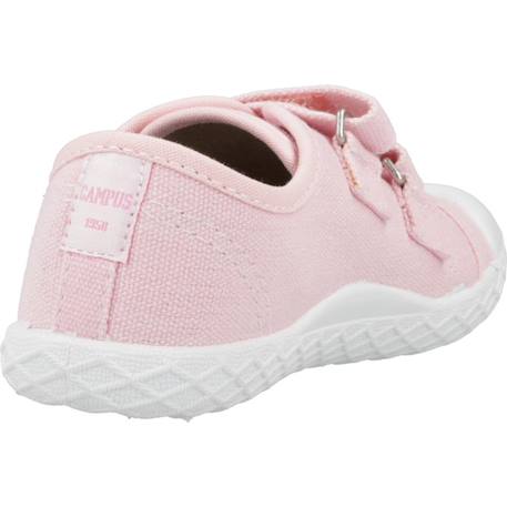 Basket fille modèle cambridge 3 Bleu 880+Rose 100 9 - vertbaudet enfant 