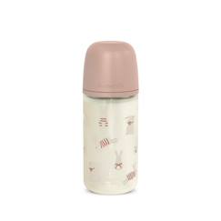 Puériculture-Biberon en verre avec tétine sx pro 240 ml débit s