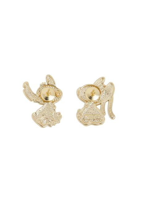 Boucles d'oreilles clous dépareillées stitch & angel Bleu 2 - vertbaudet enfant 