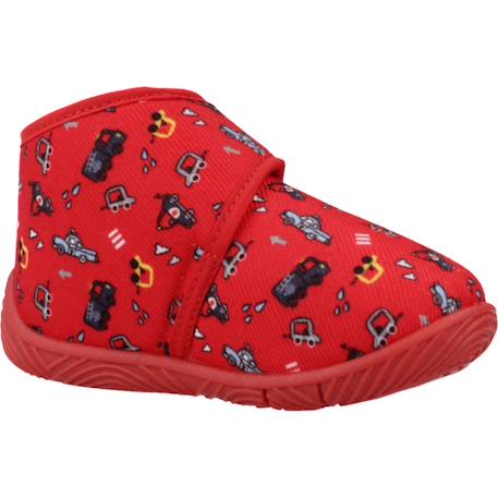 Chaussons garçon modèle ankle boot tulip Rouge 700 5 - vertbaudet enfant 