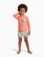 Ensemble de bain avec protection uv 40+ et motif Orange sombre 1 - vertbaudet enfant 