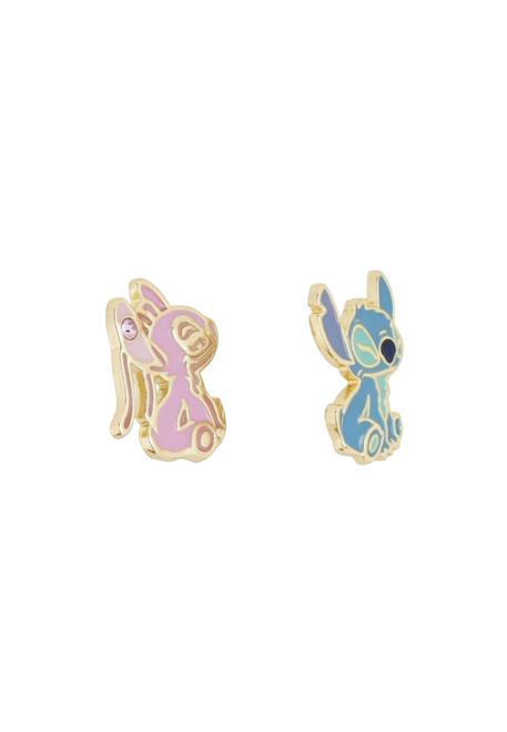 Boucles d'oreilles clous dépareillées stitch & angel Bleu 3 - vertbaudet enfant 