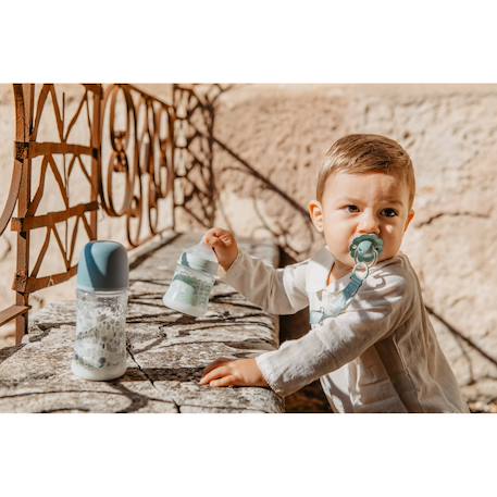 Biberon en polyamide avec tétine sx pro 270 ml débit m Beige neutre+Bleu liberty+Liberty rose+Rose 11 - vertbaudet enfant 