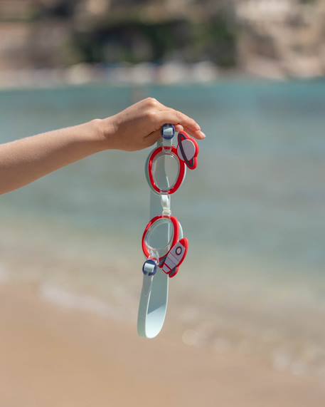 Lunettes de natation enfant anti buee uv Bleu+Multicolore+Rose 10 - vertbaudet enfant 