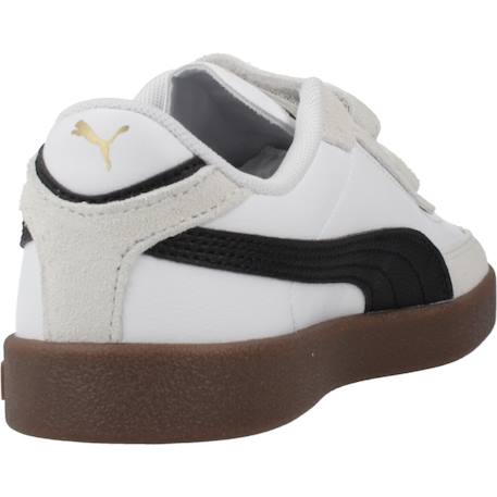 Baskets enfant garçon en cuir Blanc white 3 - vertbaudet enfant 