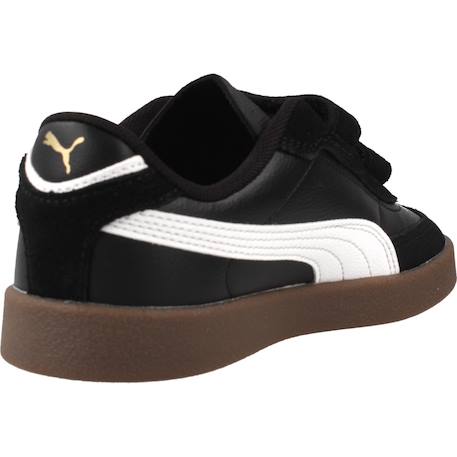 Baskets enfant garçon en cuir Noir black 3 - vertbaudet enfant 