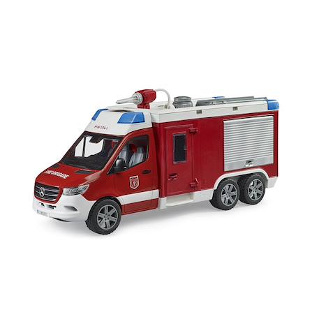 Fourgon de pompiers mb sprinter avec module son et lumière Rouge 2 - vertbaudet enfant 