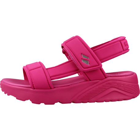 Sandales enfant fille en textile Rose htpk+Vert lime 2 - vertbaudet enfant 