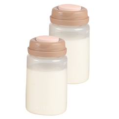Puériculture-Lot de 2 bouteilles de conservation pour lait maternel