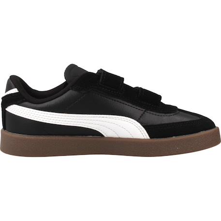 Baskets enfant garçon en cuir Noir black 1 - vertbaudet enfant 