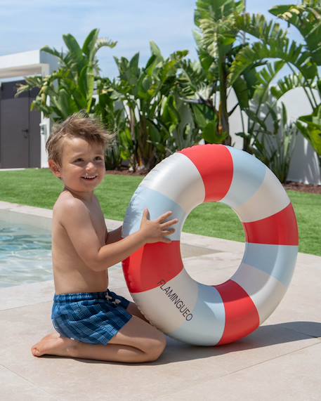 Gonflable pour enfants donut pvc double valve Multicolore+Rose+Rose à carreaux+Rose foncé+Rouge 3 - vertbaudet enfant 