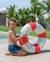 Gonflable pour enfants donut pvc double valve Multicolore+Rose+Rose à carreaux+Rose foncé+Rouge 3 - vertbaudet enfant 