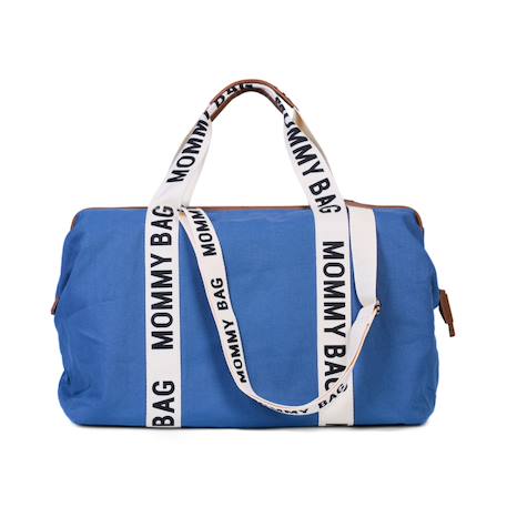 Sac à langer de voyage grande contenance signature mommy bag Indigo+Noir 6 - vertbaudet enfant 