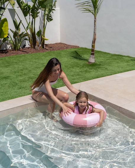 Gonflable pour enfants donut pvc double valve Multicolore+Rose+Rose à carreaux+Rose foncé+Rouge 12 - vertbaudet enfant 