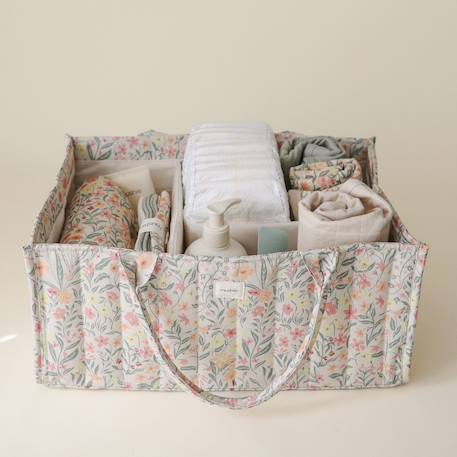 Panier à couches Bleu, blanc+Ecru+Ecru, jaune, vert+Rose+Vert d'eau 14 - vertbaudet enfant 