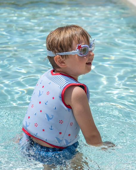 Lunettes de natation enfant anti buee uv Bleu+Multicolore+Rose 3 - vertbaudet enfant 