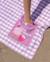 Serviette plage enfant légère microfibre Multicolore+Rose 8 - vertbaudet enfant 