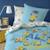 Parure de lit enfant 140x200, 100% coton, les minions Bleu 1 - vertbaudet enfant 