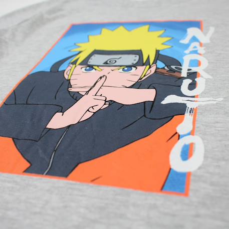 T-shirt enfant naruto Gris+Marine 4 - vertbaudet enfant 