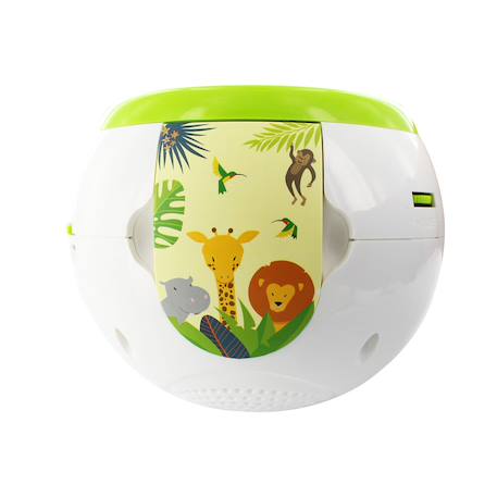 Radio-réveil fm usb projection avec alarme Cyan+Vert 12 - vertbaudet enfant 