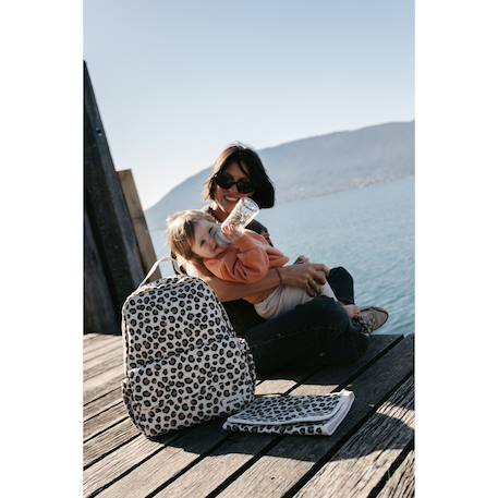 Sac à dos enfant tokyo 21L Denim+Léopard clair 8 - vertbaudet enfant 