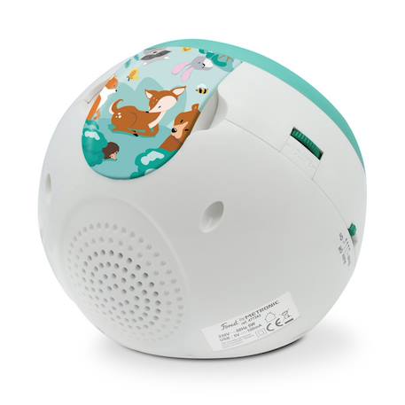 Radio-réveil fm usb projection avec alarme Cyan+Vert 2 - vertbaudet enfant 